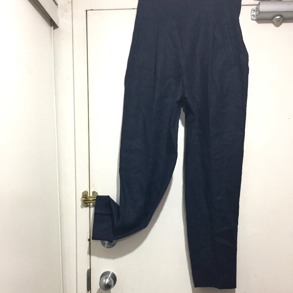 VINTAGE FINITY HIGH WAIST LINEN PANTS SIZE 10 - Picture 5 of 8